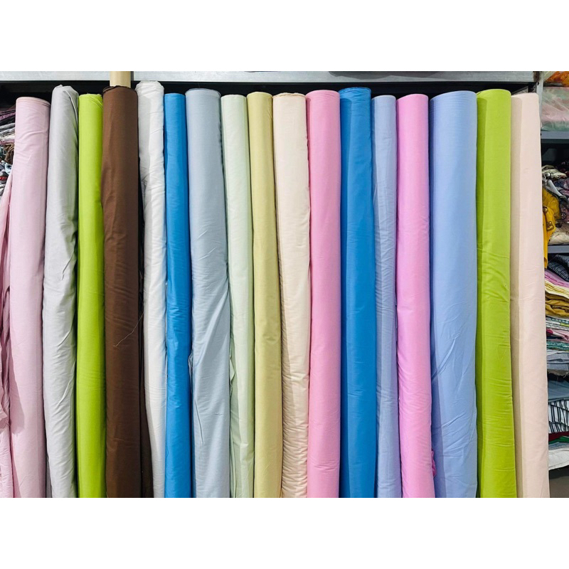 Vải thô lụa Hàn Quốc ( ib shop chọn màu)