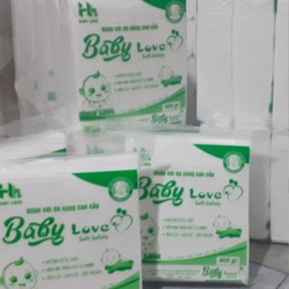 Khăn khô đa năng 900GR siêu thấm hút Hiền Trang BABY LOVE khăn giấy khô đa