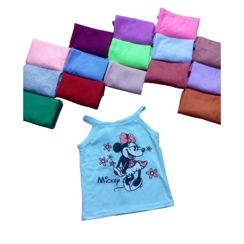 ÁO 2 DÂY BÉ GÁI ÁO THUN BÉ GÁI CỘC TAY COTTON 8-22KG