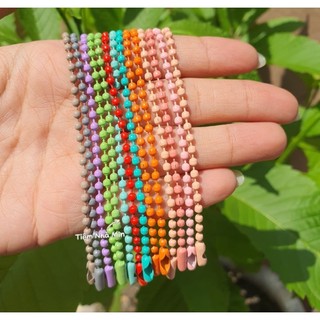 Gói 5 dây Móc xích bi handmade, móc khóa dây bi