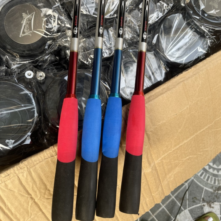 [Chất Lượng] Gậy Vẩy Mồi - Muôi Xả Mồi - Chất Liệu Carbon - Siêu Nhẹ,Cán Xốp Êm - Chống Trơn Trượt - Loại 80cm