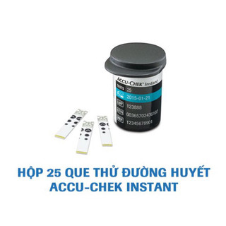 Giao nhanh 30 phút que thử đường huyết accucheck intant chính hãng