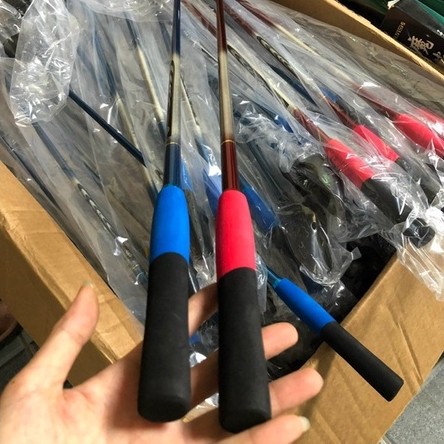 [Chất Lượng] Gậy Vẩy Mồi - Muôi Xả Mồi - Chất Liệu Carbon - Siêu Nhẹ,Cán Xốp Êm - Chống Trơn Trượt - Loại 80cm