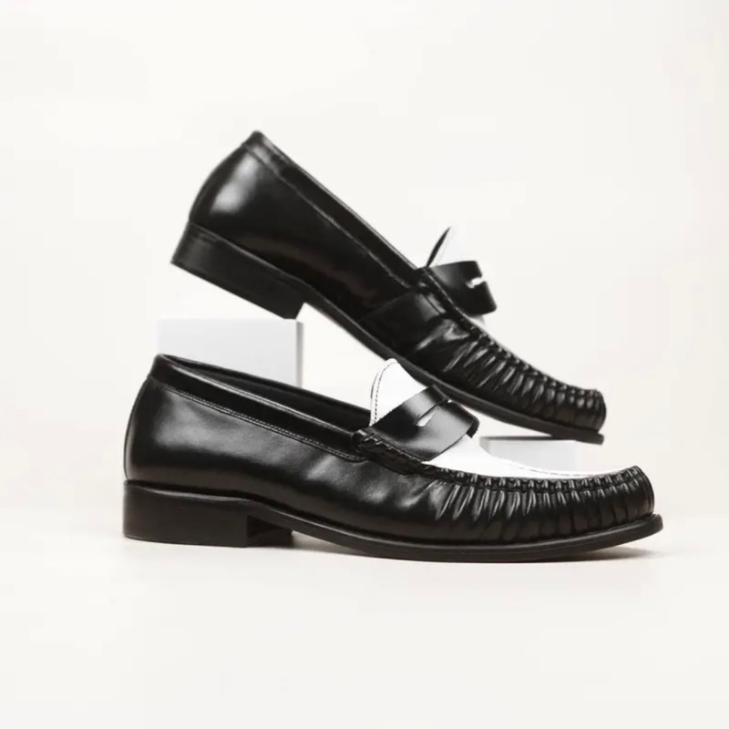 Giày Loafer nam da bò cao cấp - Đế phíp gỗ xịn xò