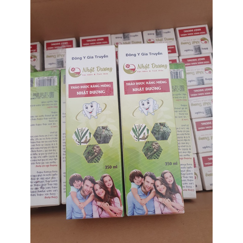 combo 2 chai thảo dược răng miệng Nhật Dương