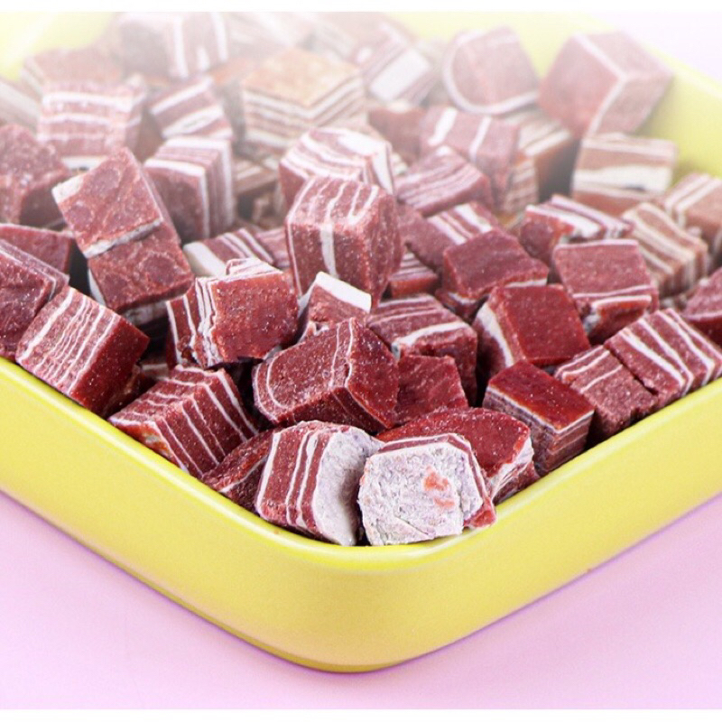 Bánh thưởng thịt thưởng cho chó mèo nhiều vị túi 100g
