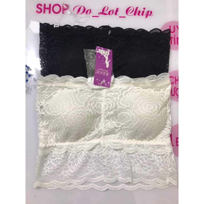 Bra ren ống dài chất vải dày dặn, chuyên mặc áo trễ vai, kèm dây trong, dáng Croptop quyến rủ