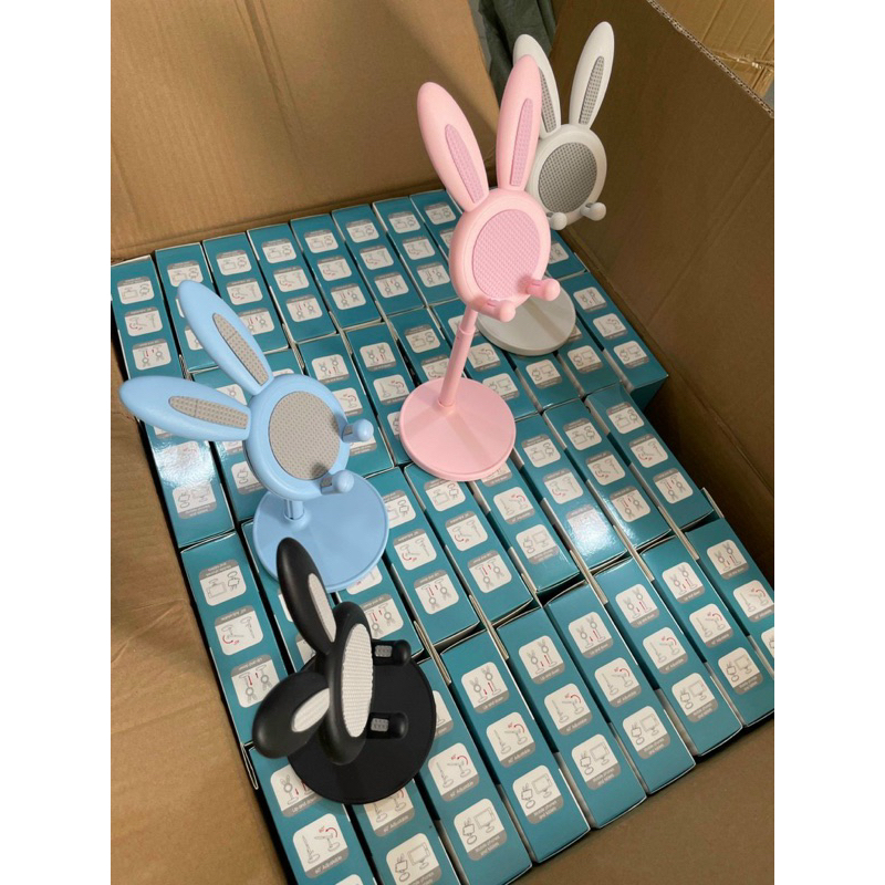 Giá đỡ hình thỏ để bàn cho điện thoại máy tính bảng siêu kute chắc chắn