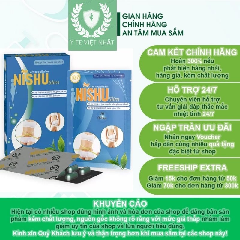 Nishu Slim - Giảm cân nhanh - An toàn - Hàng chính hãng