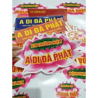 Decan Bông Sen A Di Đà Phật VASA 15x24cm