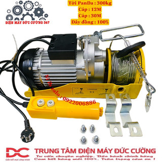 Máy tời điện pa800- 12M-20M-30M / Máy Tời Treo / Máy Tời dây đồng 100%