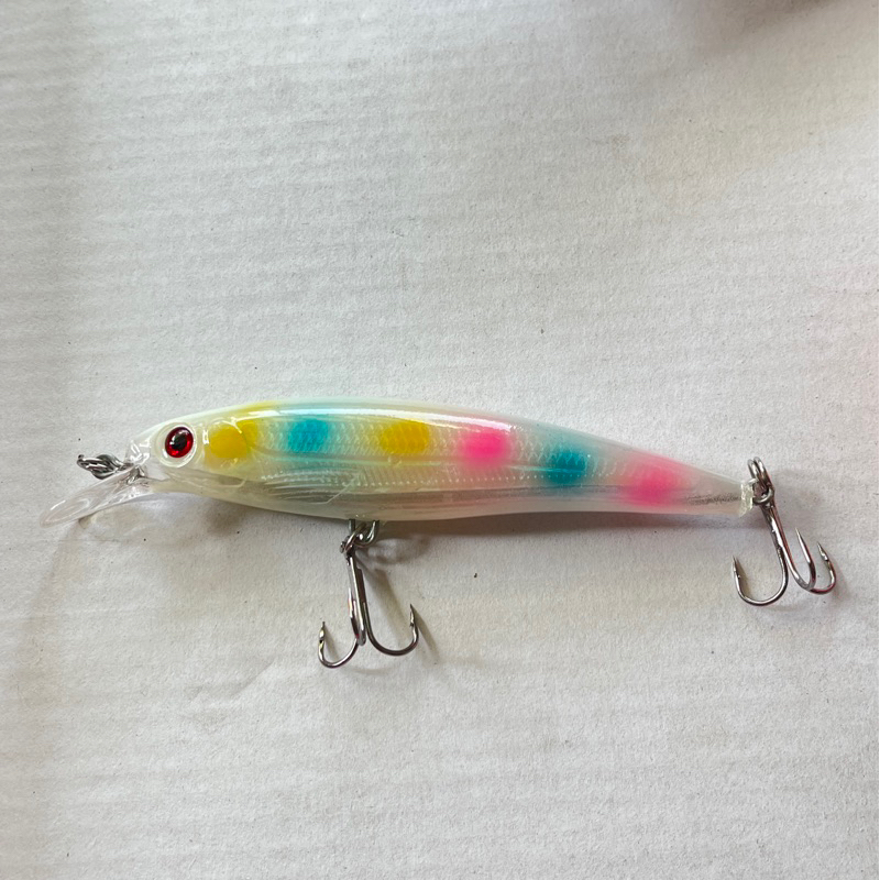 Mồi giả câu lure cá chẽm Minnow 11mm 13.5g lặng 1m-1,5m