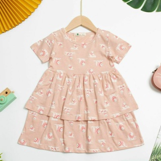 Litibaby _ Váy thun cotton 2 chiều cho bé sz 3-10Y từ 13-31kg