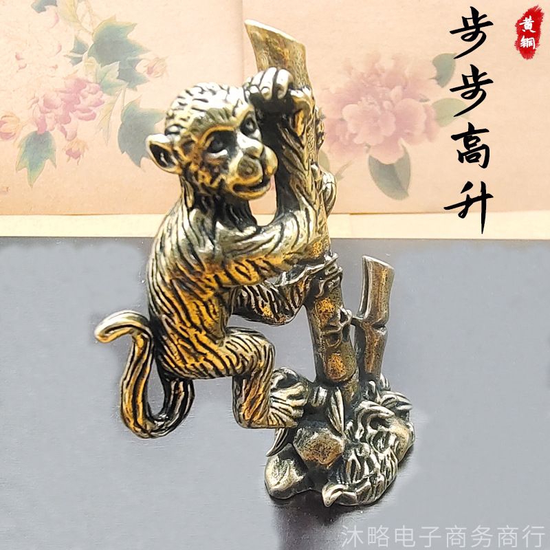 🎁 Tượng Khỉ bằng đồng 🎁 FREESHIP🎁 Tượng Khỉ Mini-Phụ kiện trang trí tiểu cảnh
