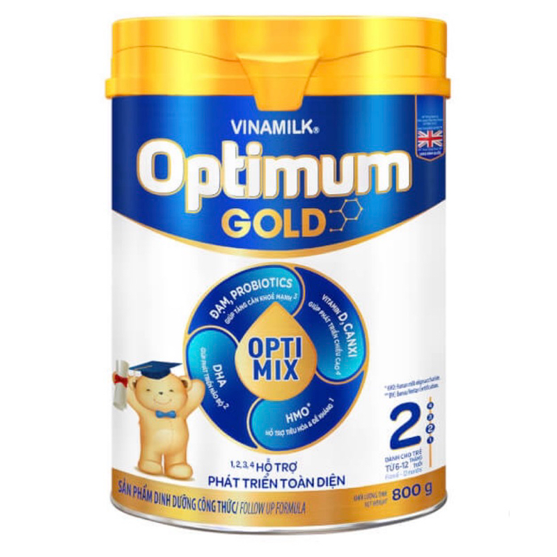 Sữa bột Optimum Gold 1_2_3_4 800g
