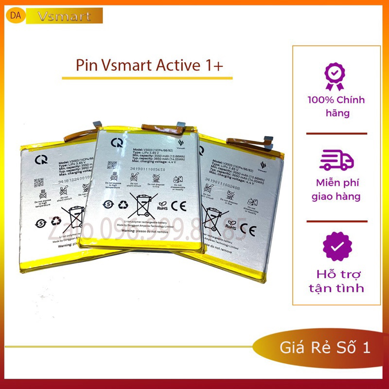 Pin Vsmart Chính Hãng Các loại Aris_Live4_Joy4_Active1_Active3_Star5_Star4_Bee5_Bee3_Joy1_Active1+_Joy3_Joy2+_Live..v.v.