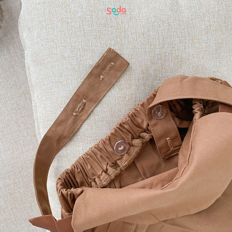 Yếm cho bé nâu hình gấu dễ thương QCCC