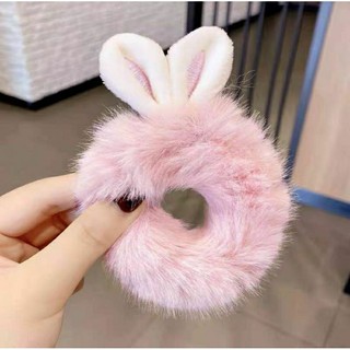 Dây cột tóc tai thỏ nhiều màu