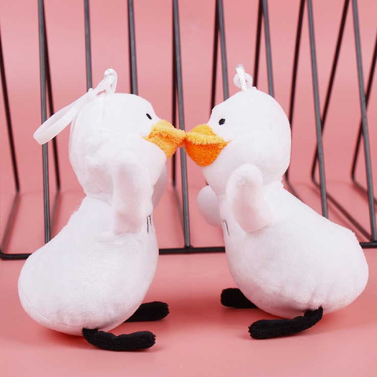 Móc Khóa Nhồi Bông Hình Vịt Cupola Xinh Xắn Treo Balo Túi Xách Thời Trang KAYLEE