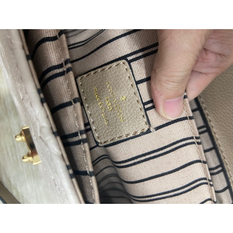 Túi si da thật LV Mentis