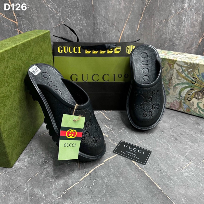 Sục Gc cao su Nam đế cao 5cm 2 màu đen be