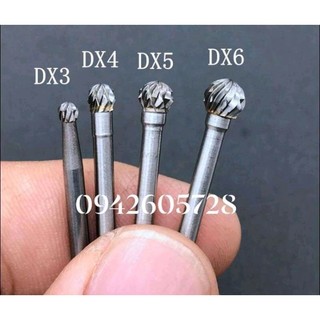 Mũi mài hợp kim , mũi mài gỗ hợp kim chân 3 ly