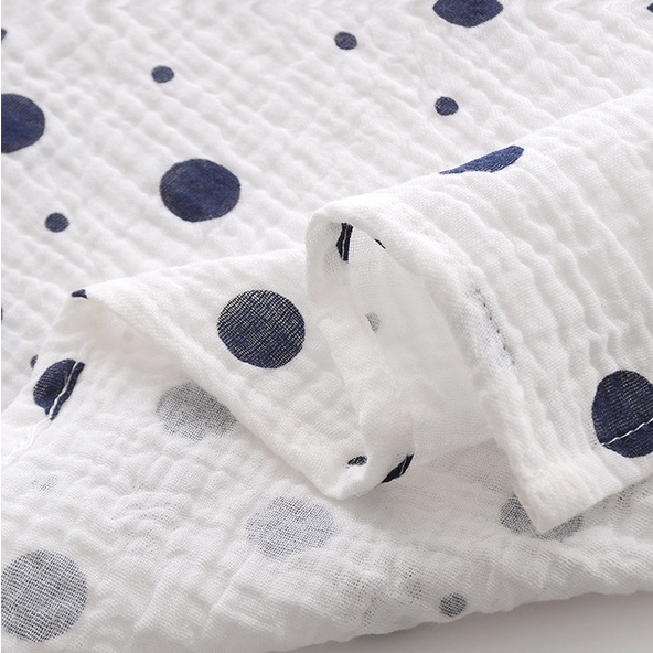 Khăn tắm cho bé loại to 100cm x 100cm vải xô muslin, dùng làm khăn quấn bé sơ sinh ra ngoài, chăn đắp mùa hè