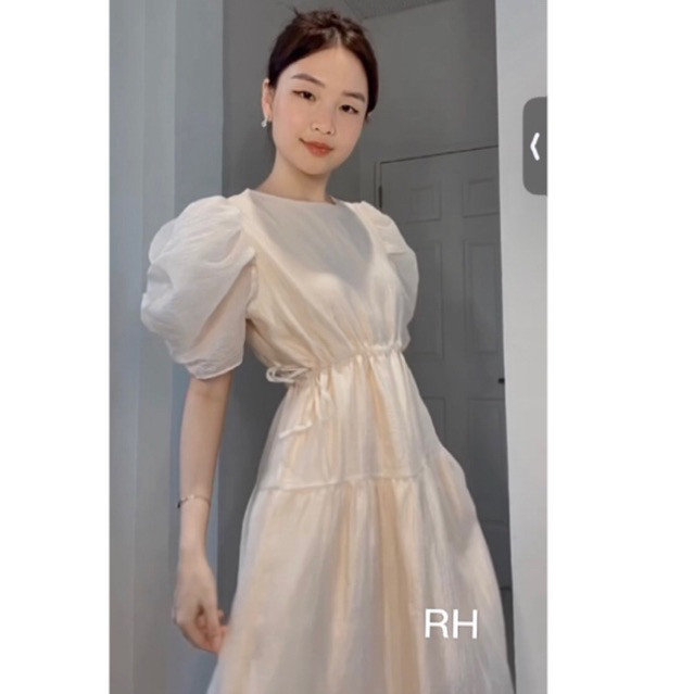 Váy maxi dáng dài tơ nến mềm mại,Đầm dài dễ thương đi biển rhstore