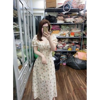 VÁY HOA XỐP 2 DÁNG NGẮN - DÀI