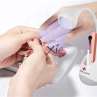  Đèn led hơ móng mini 36W - Máy hơ gel 1 ngón xoay 360 độ tích điện tiện lợi  kèm dây sạc USB   
