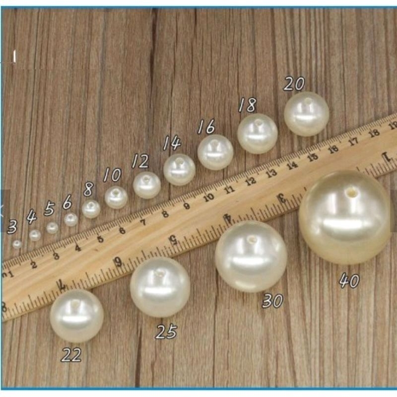 100g hạt cườm, ngoc trai có lỗ 6-12mm