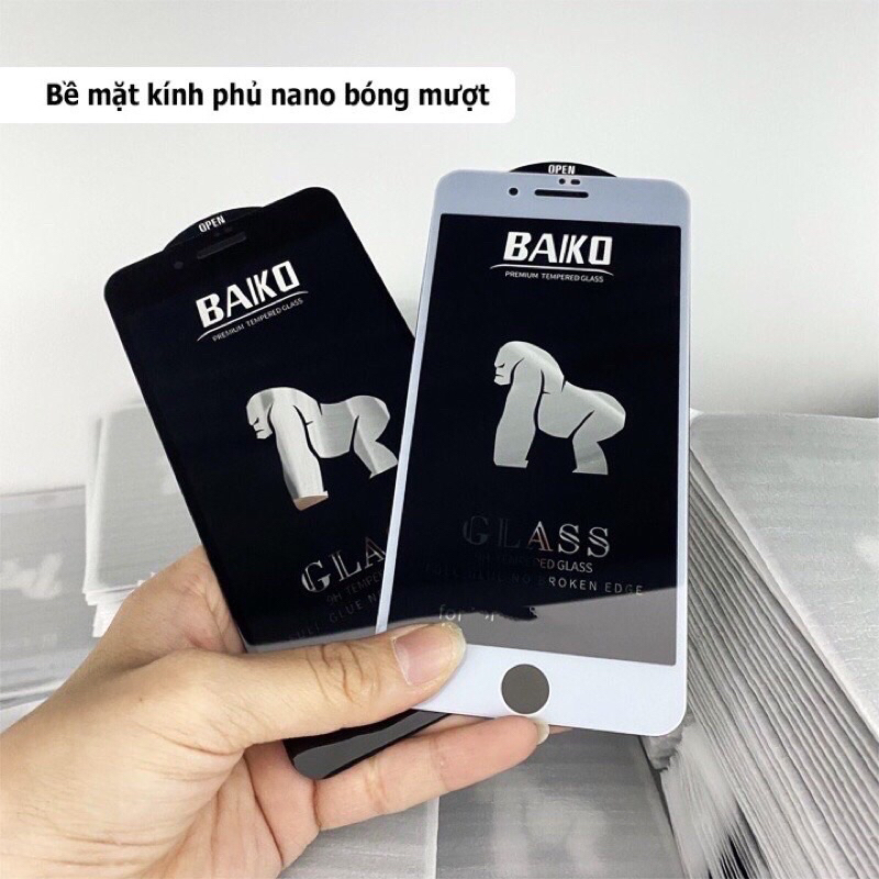 Kính cường lực siêu bền Kingkong Baiko cho Iphone full dòng từ  6 đến 14/s/sp/max/pro/ProMax