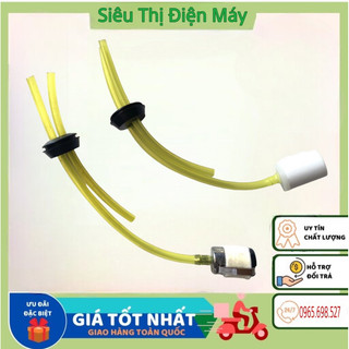 Bộ ống xăng 3 chi tiết gồm ống xăng dẫn đi về, có cao su đen nối , lọc xăng