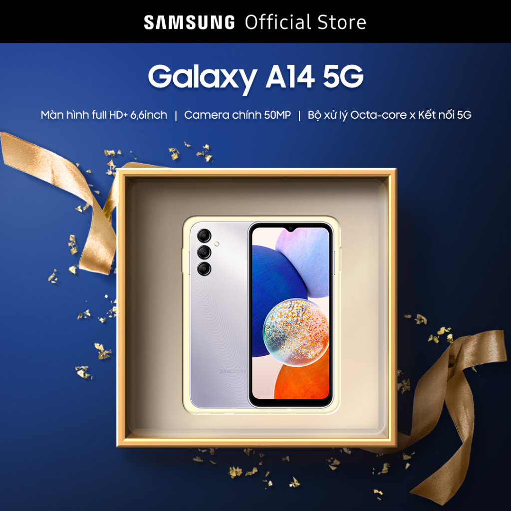 Điện Thoại Samsung Galaxy A14 5G 4GB + 128GB - Hàng chính hãng