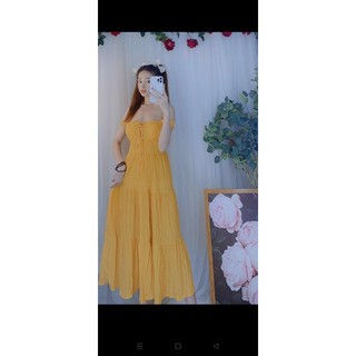 đầm maxi dây