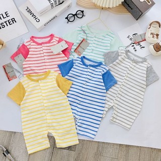 Body đùi / body cộc mùa hè mẫu yếm caro cho bé 3-8kg / bdcy