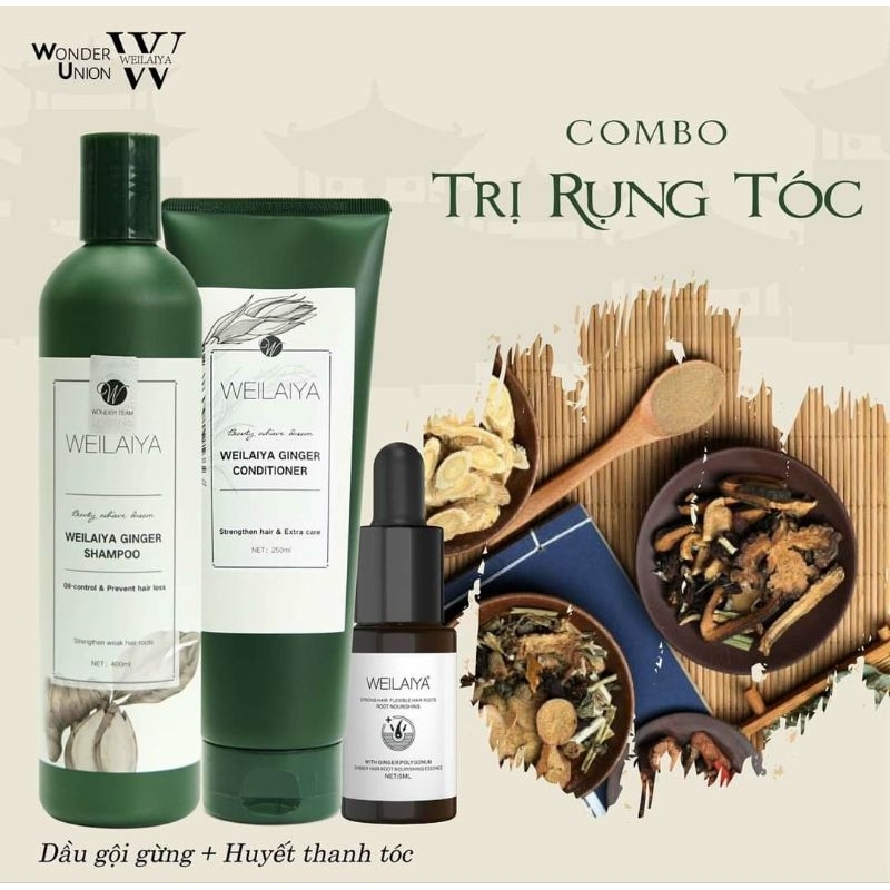 Bộ dầu gội xã Weilaiya chính hãng