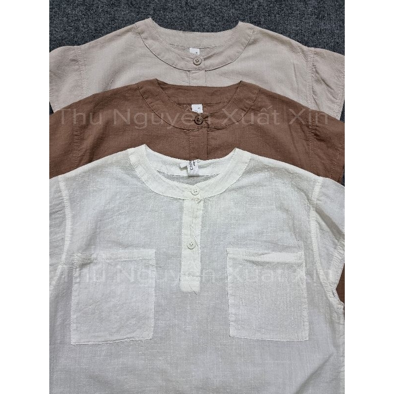 Áo sơ mi đũi bé trai