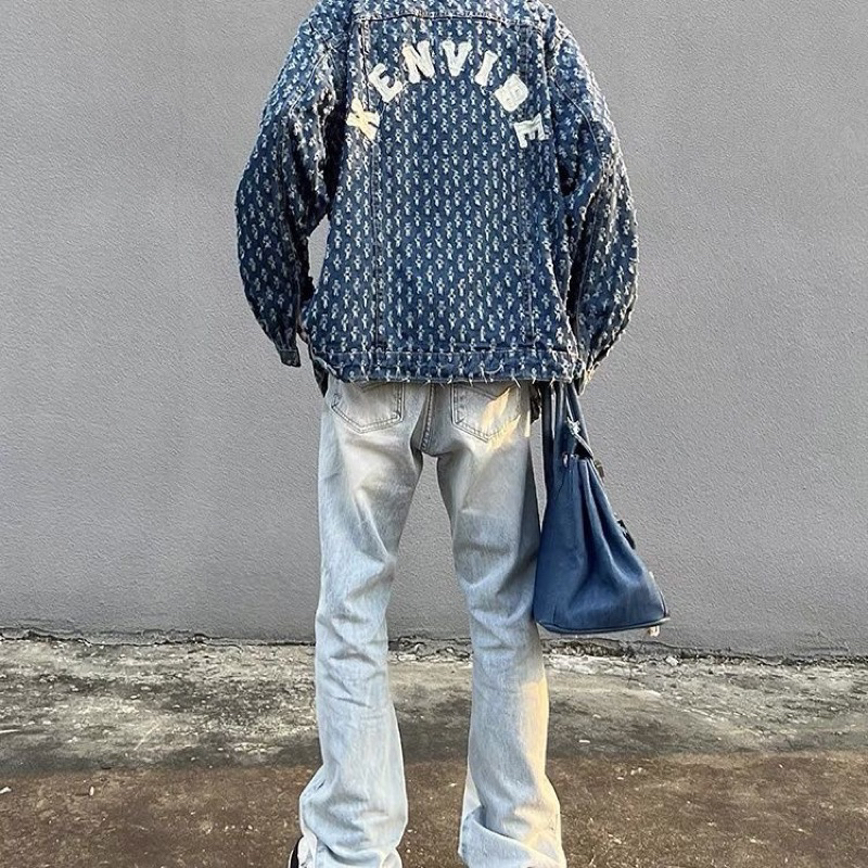 Áo khoác Denim KENVIDE phong cách Hàn quốc New Arrival 2023