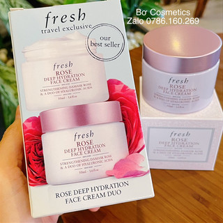 Kem dưỡng ẩm Fresh Rose Deep Hydration Face Cream