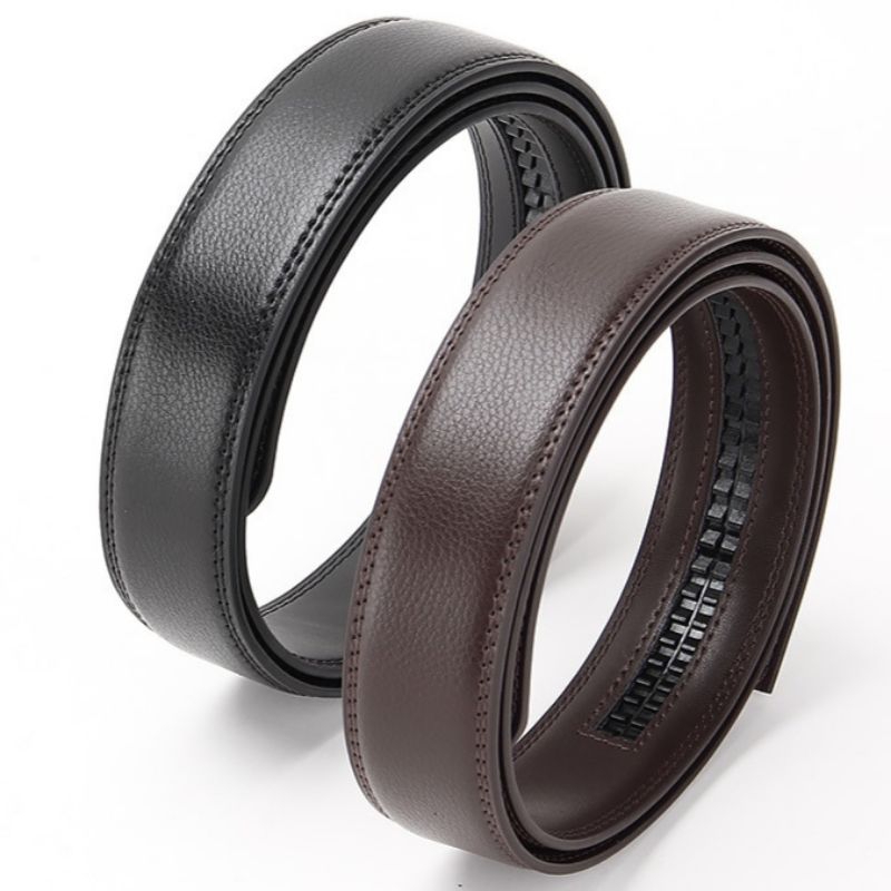 Thắt lưng da thật khóa tự động bản 3.5cm,dây da thay thế dây nịt nam cao cấp không mặt khóa bảo hành 24 tháng