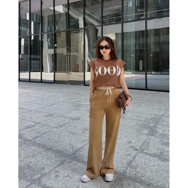 Quần dài phối lưng Cocobebe