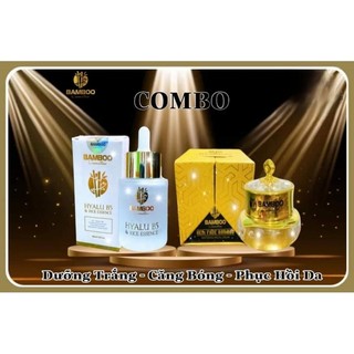 SERUM B5 GẠO VÀ KEM FACE LỤA BAMBOO tặng kèm quà