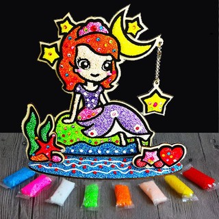 Tranh Bọt Xốp Slime Tô Màu ( đã kèm màu)