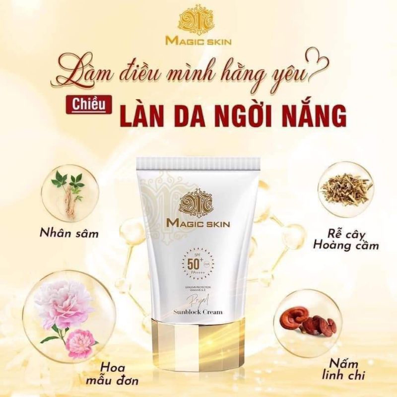 Kem chống nắng Magic Skin