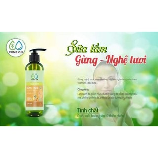 Sữa tắm Gừng - Nghệ tuơi