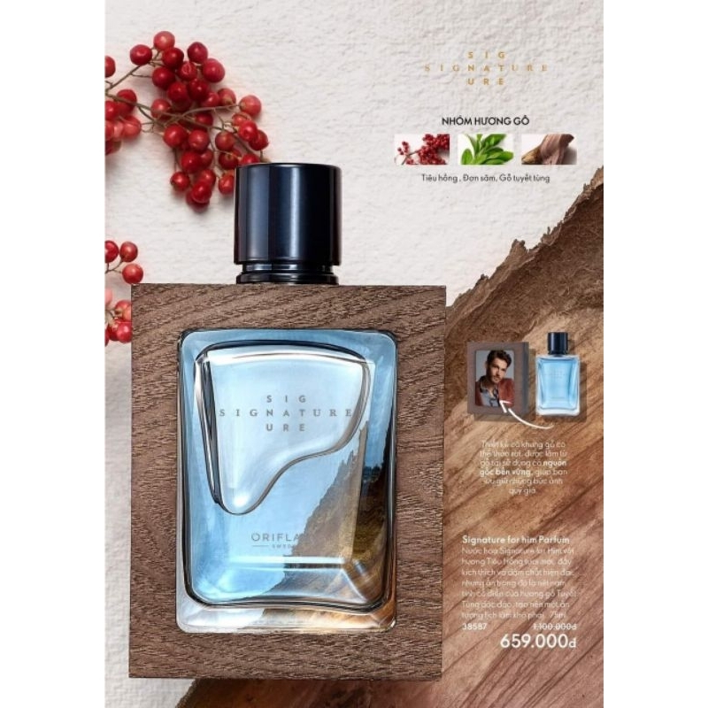 38587- Nước hoa nam Signature Parfum 75ml