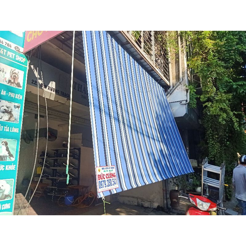 Linh kiện mái thả che nắng mưa