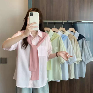 Áo sơ mi khăn kẻ sọc nhỏ KK8