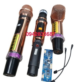Micro uhf kim loại hồng cao cấp